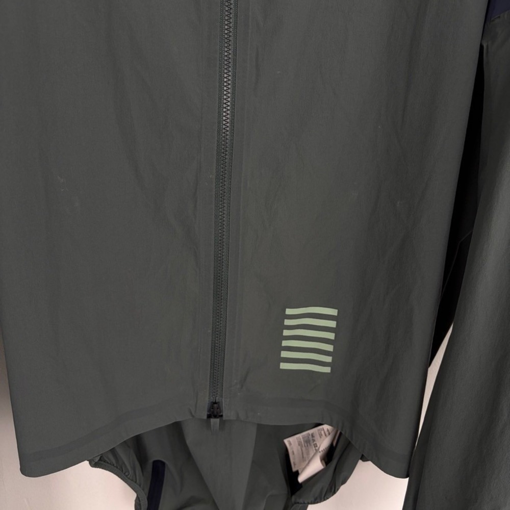 Rapha Pro Team Lightweight Shadow Jacket Green Cycling Long Sleeve Zip FLAWS XL - Picture 13 of 16